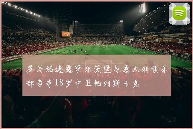 罗马诺透露萨尔茨堡与意大利俱乐部争夺18岁中卫帕利斯卡克